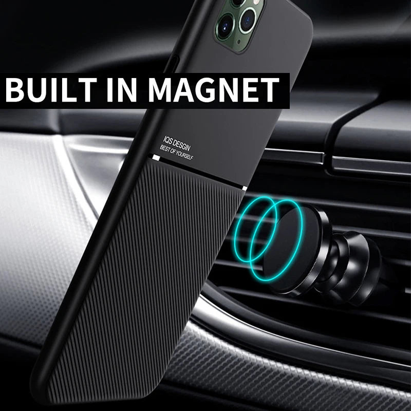 Magnetic Car Phone Case for iPhone 15 14 11 13 Pro MAX