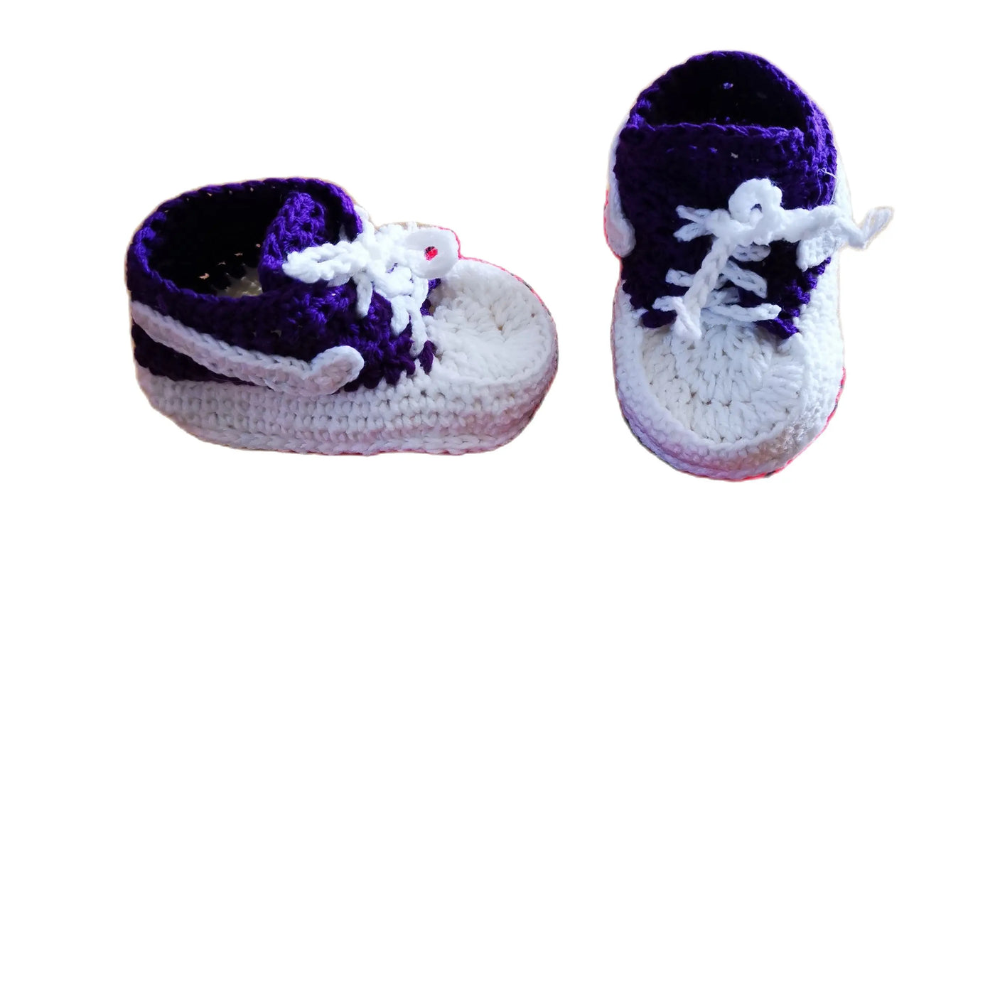 Made Knitting Wool Crochet Baby Shoes